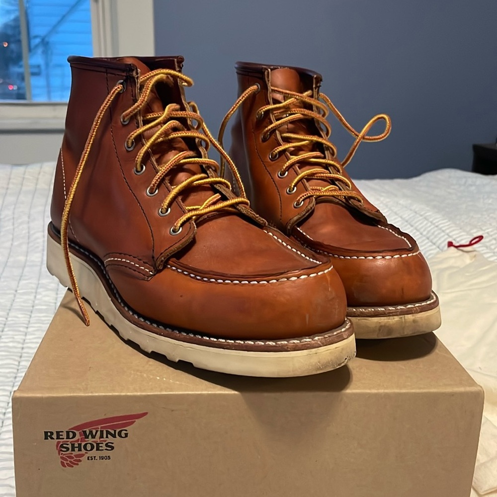 Red Wing  6-inch Classic Moc Boots Oro Leather Heritage - Style 3375 Womens